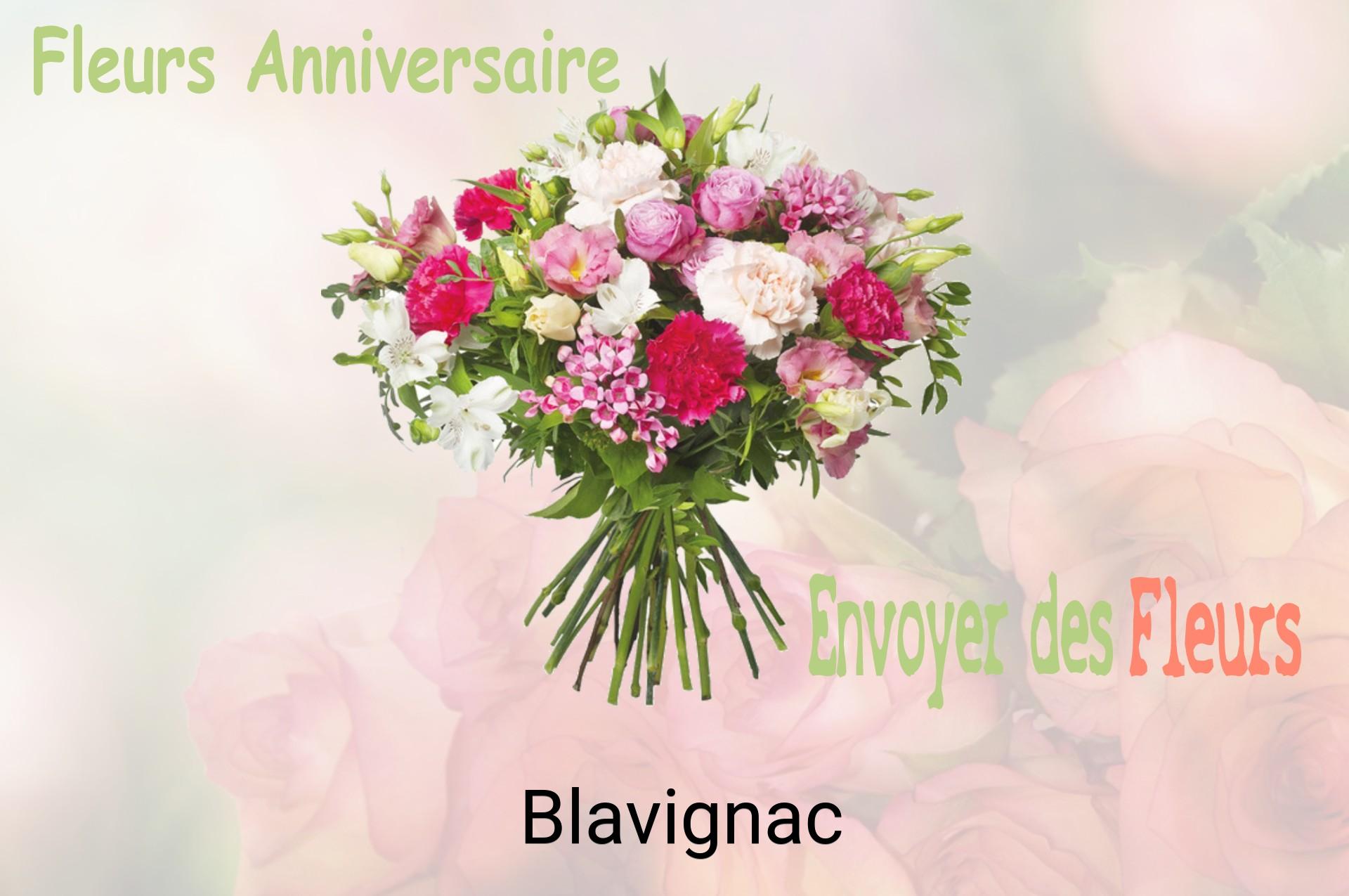 Bouquet de fleurs d’anniversaire livré à Blavignac